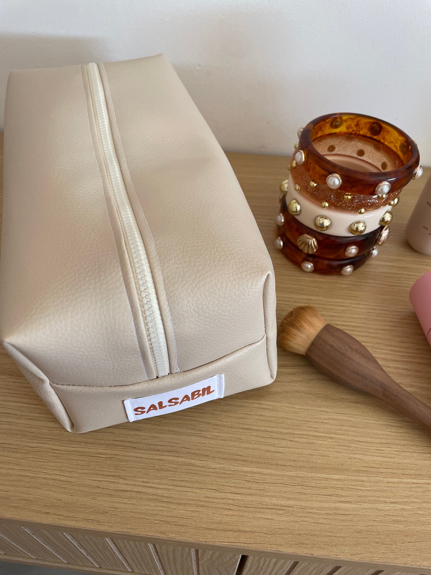 Trousse de toilette (beige)