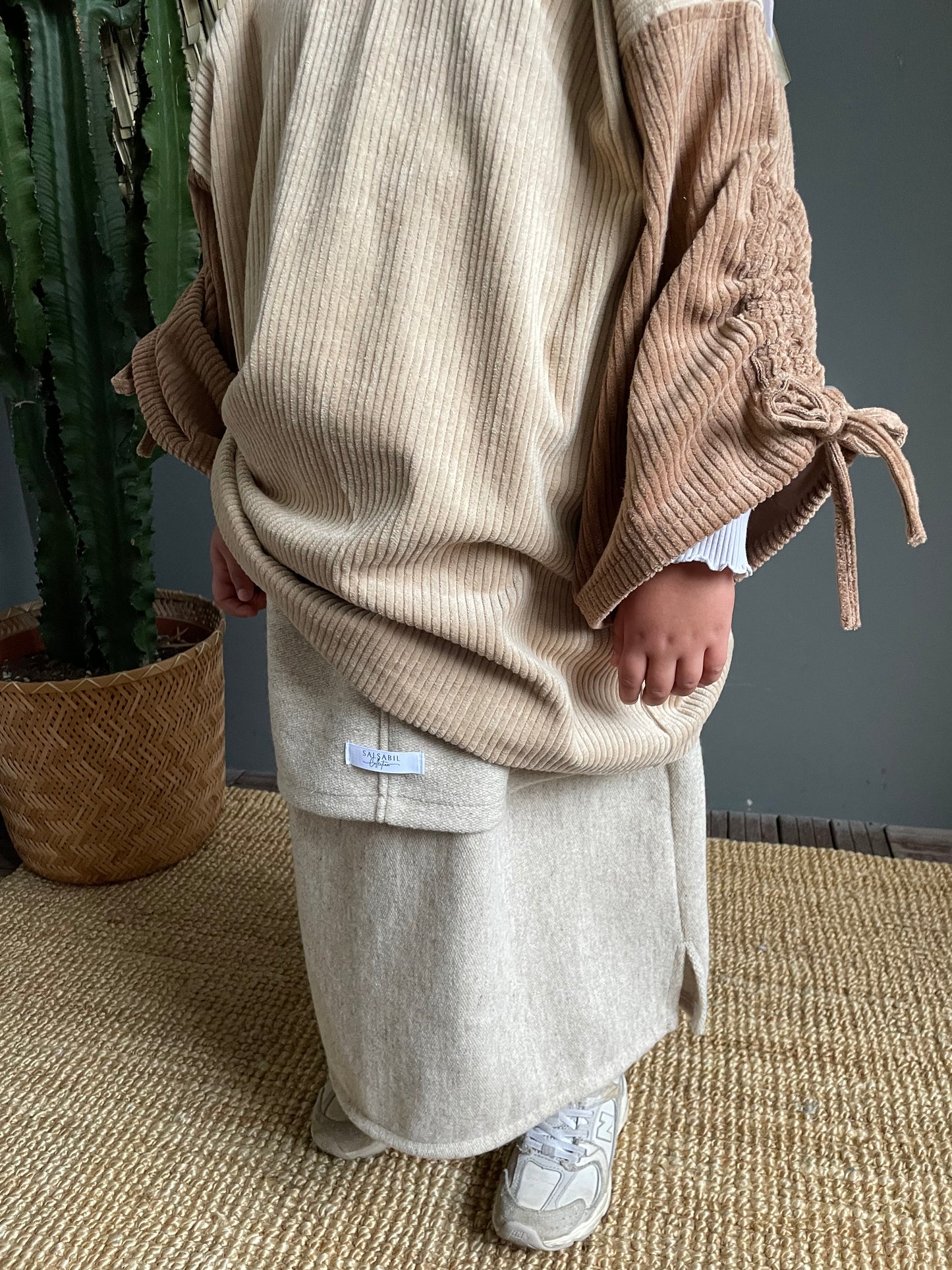 VELVET BLOUSE (bicolore)