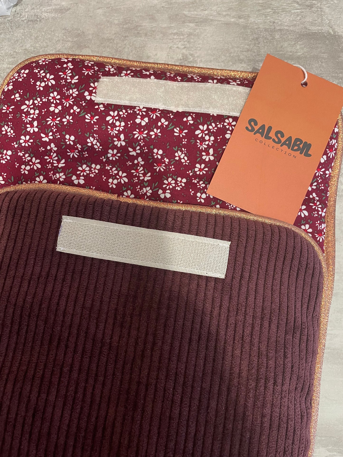 Housse pour Coran _aubergine