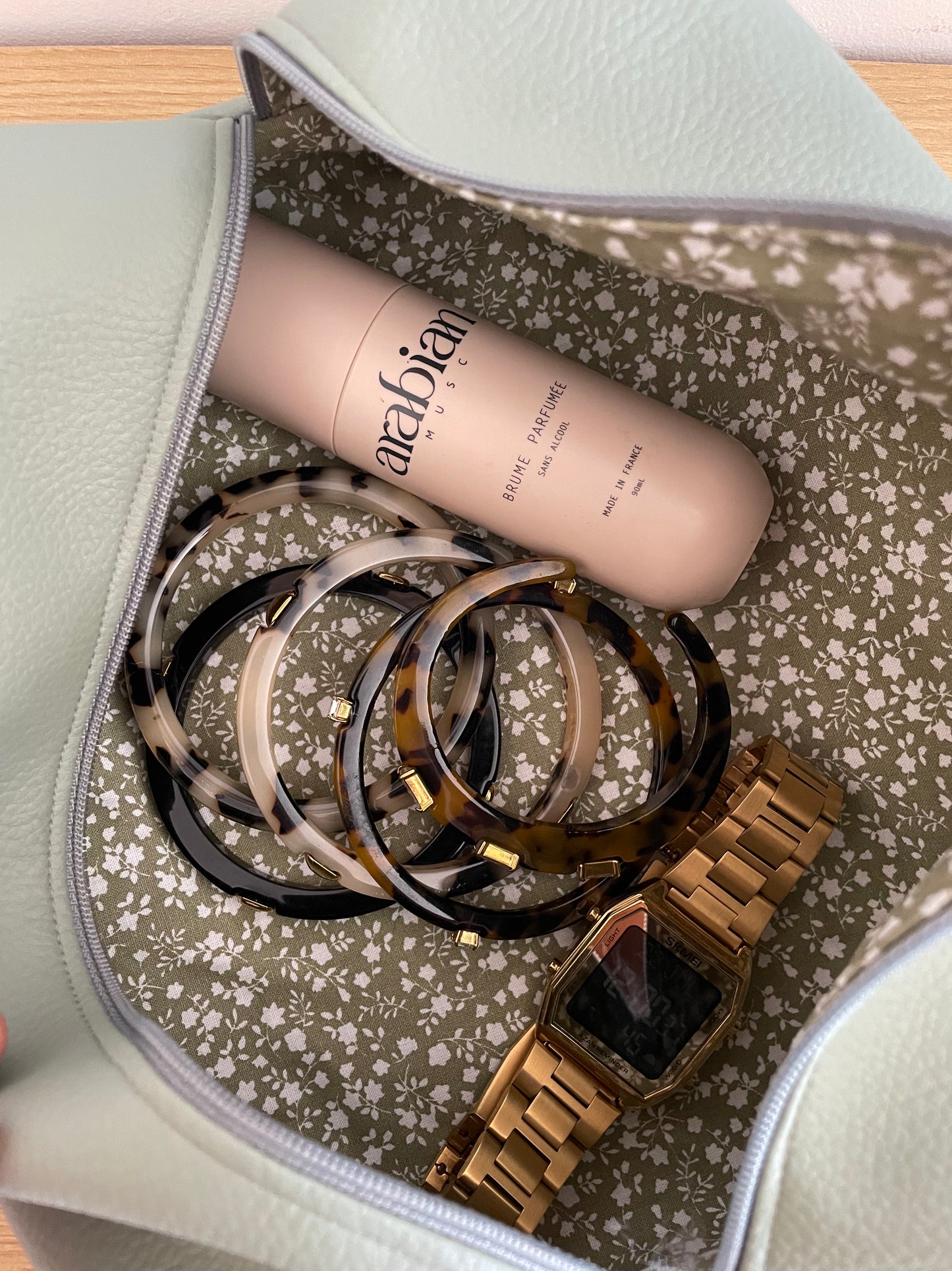 Trousse de toilette (sauge)