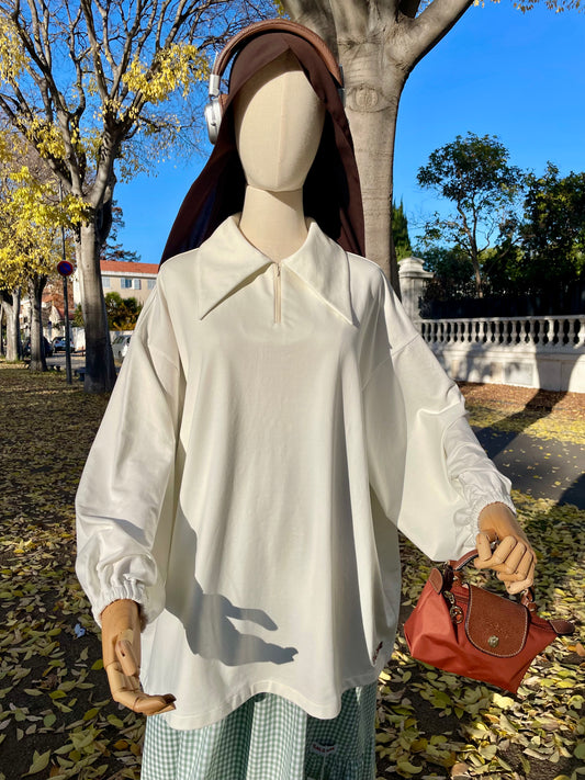 CLASSY SWEATER White