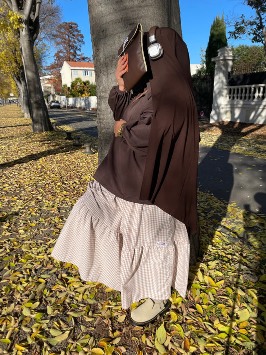 JUPE SIGNATURE beige