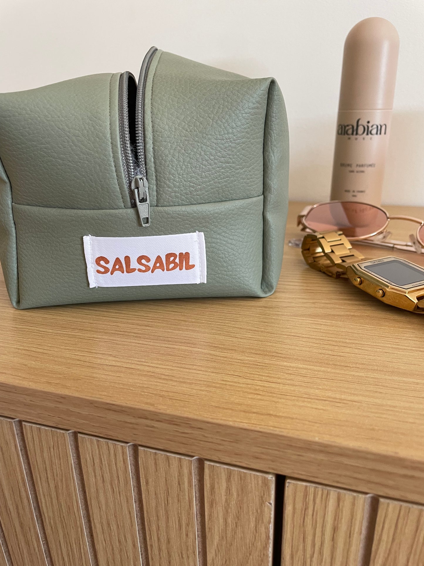 Trousse de toilette (sauge)