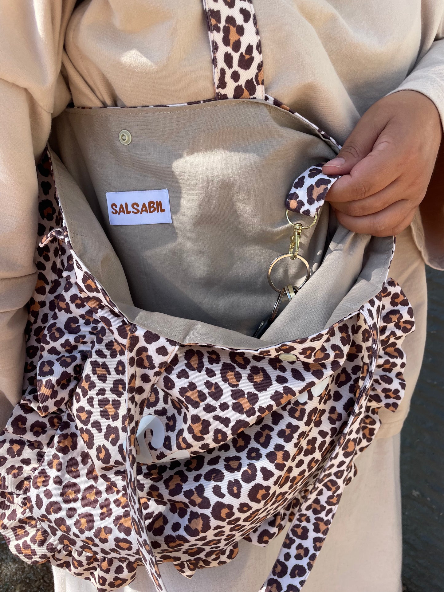 TOTE BAG léopard 🐆